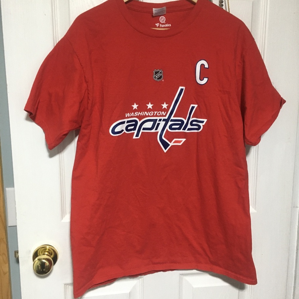 Washington Capitals Red NHL Tee - Captain 'C'